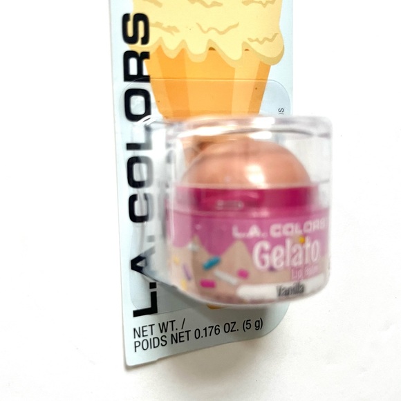 (women) 🏷️ kawaii strawberry & vanilla gelato lip balm lip gloss set of 2 - Picture 14 of 16